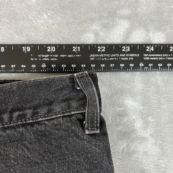 Vintage Levis Lot 53 Jeans Mens 42x30 Black Selvedge Straight Leg Relaxed 90s